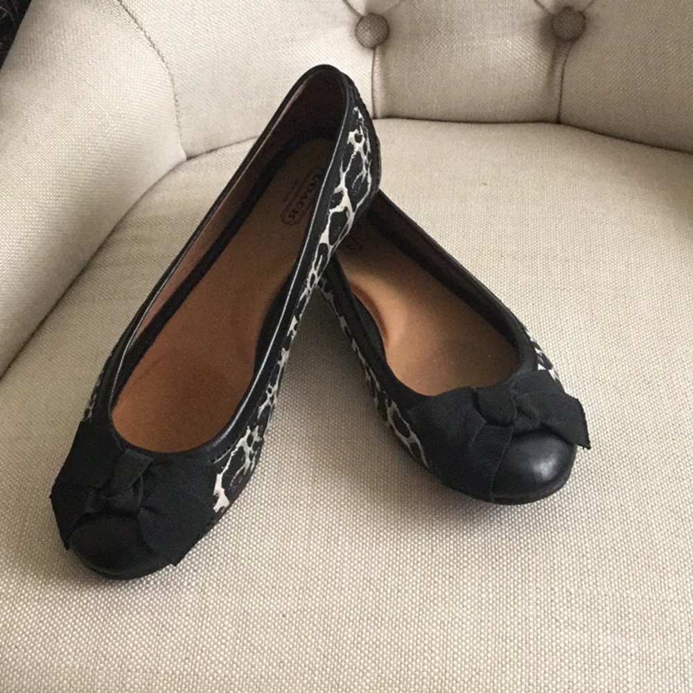 Coach ballet flats nwot